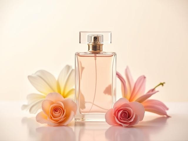 Photographie de produit floral pour une marque de parfum